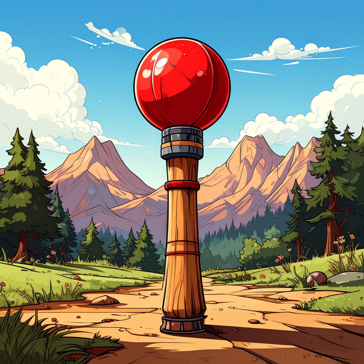 Firefly_けん玉、カートゥーン風のアメコミ調 425677