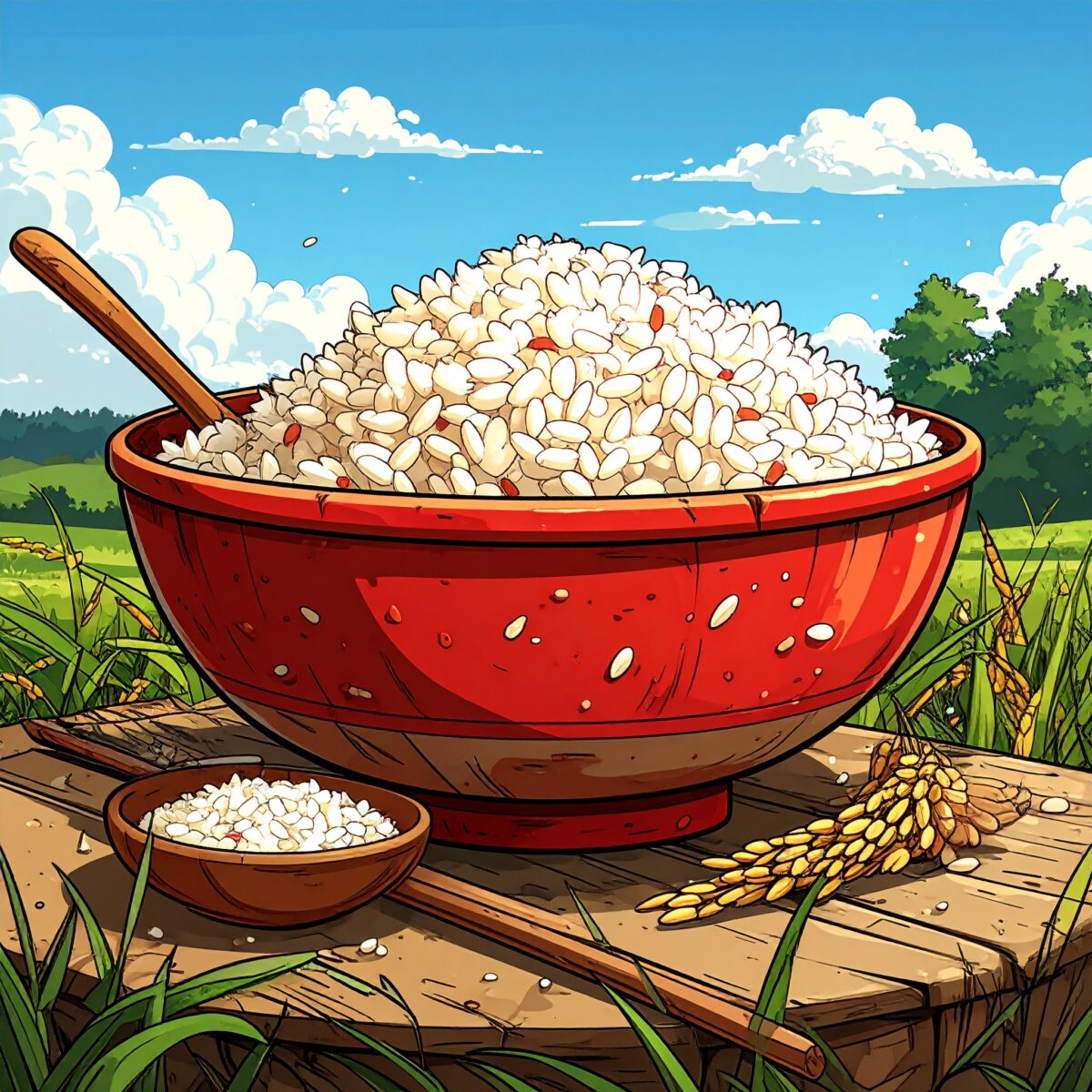 Firefly_ごはん、カートゥーン風のアメコミ調 425677