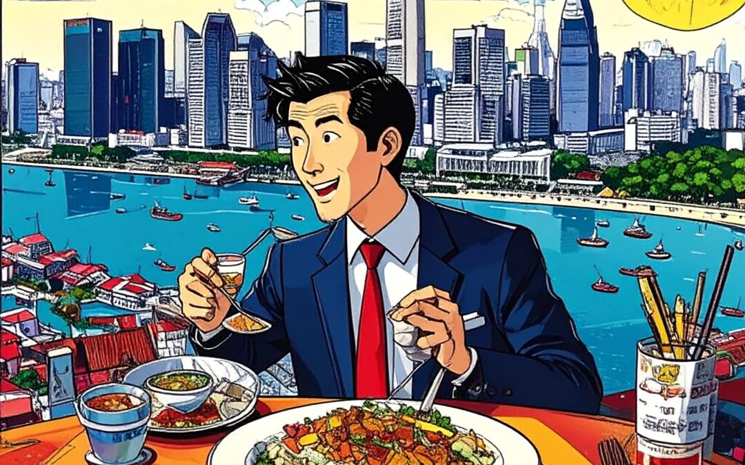 シンガポールで週5回の外食、日本なら“1ヶ月毎日でも同じ予算”