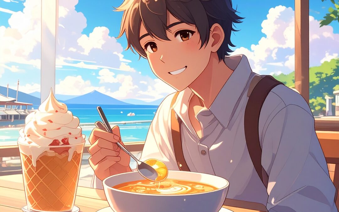 箸で何でも掴む？　スープ・アイス・からあげも箸一本！