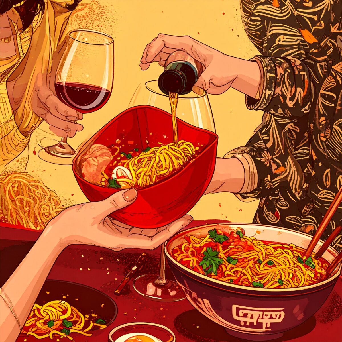 「ラーメンとワインを合わせるという新提案──大人の楽しみ方」