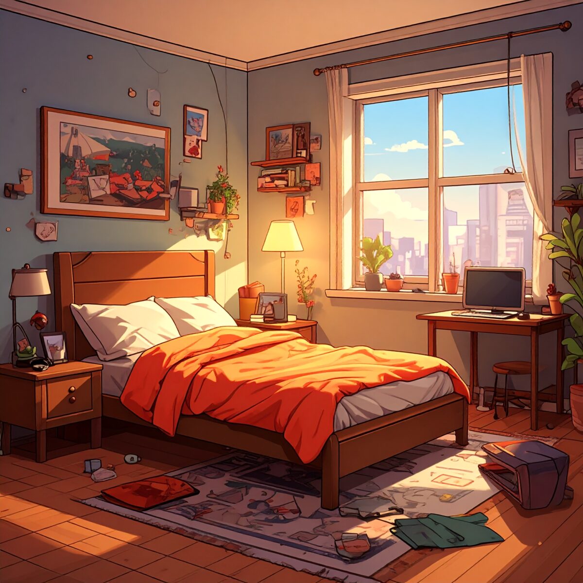 Firefly_ルームシェア、カートゥーン風のアメコミ調 110623