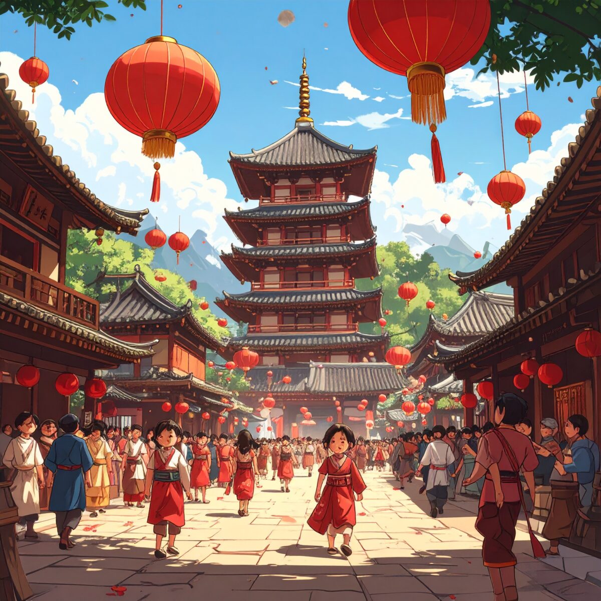 Firefly_伝統行事、カートゥーン風のアメコミ調 425677