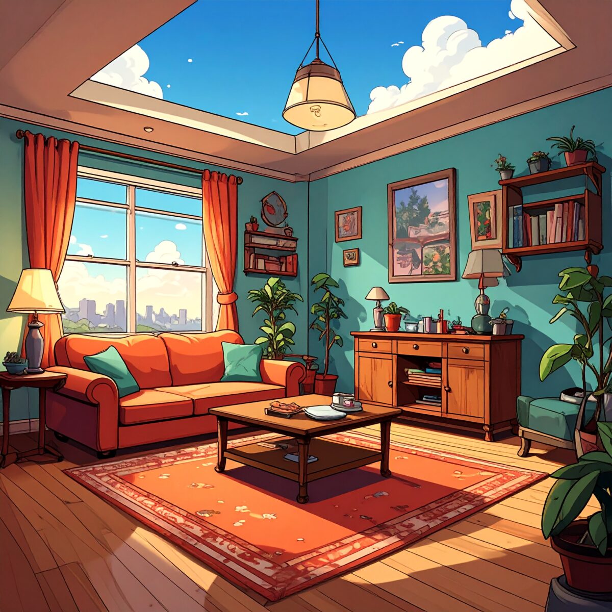 Firefly_共有する場所”、カートゥーン風のアメコミ調 209635