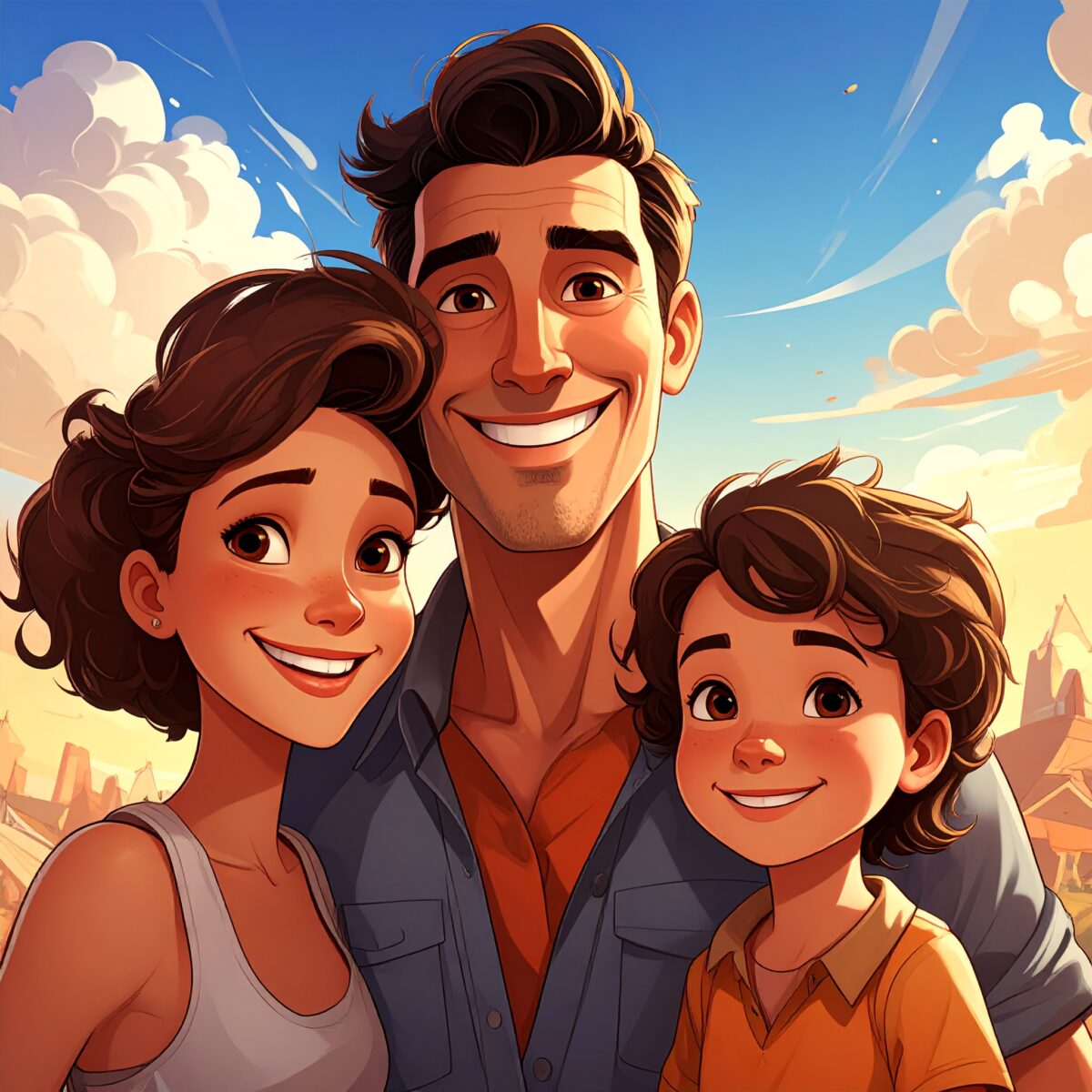 Firefly_単身者向けとファミリー、カートゥーン風のアメコミ調 110623