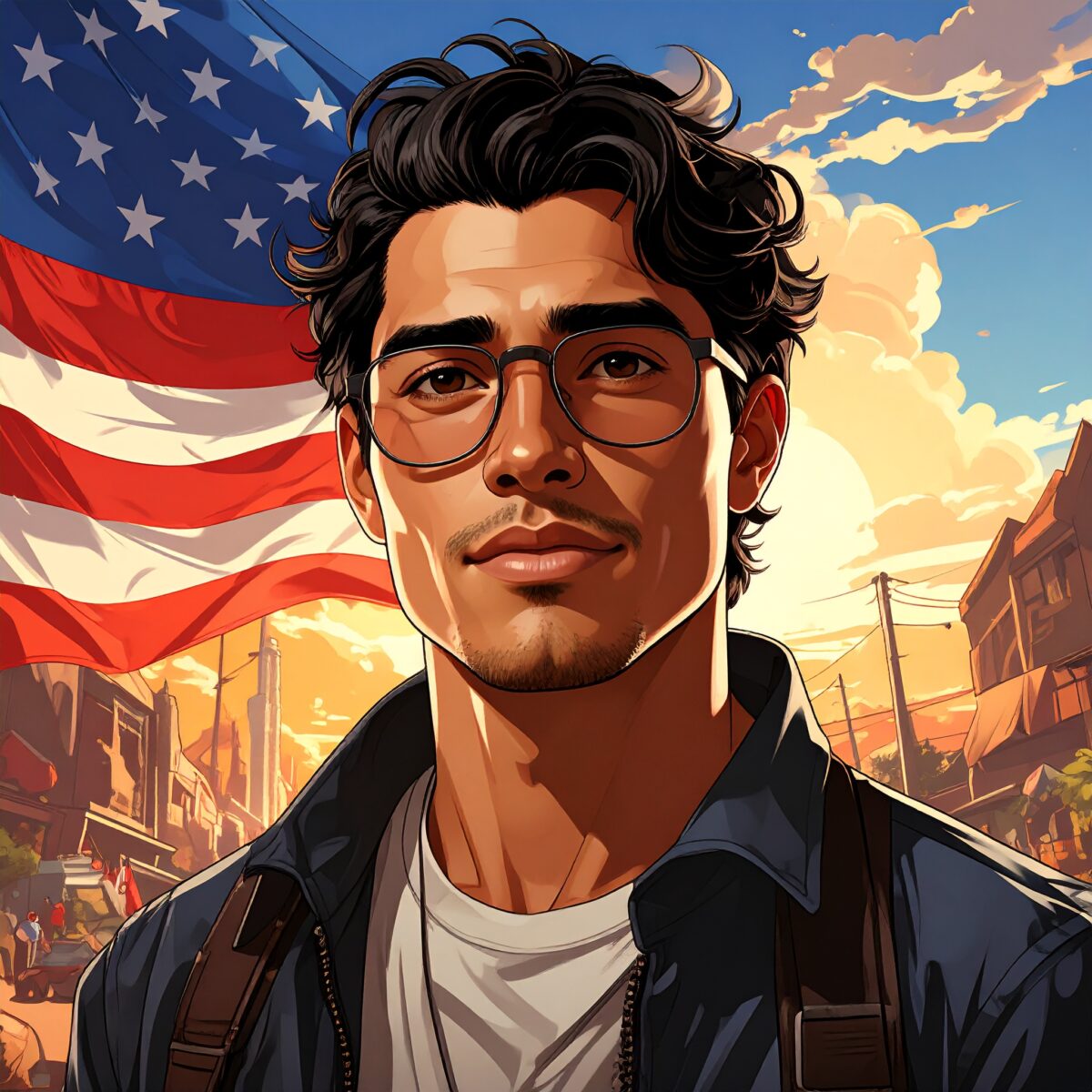 Firefly_外国籍、カートゥーン風のアメコミ調 614915