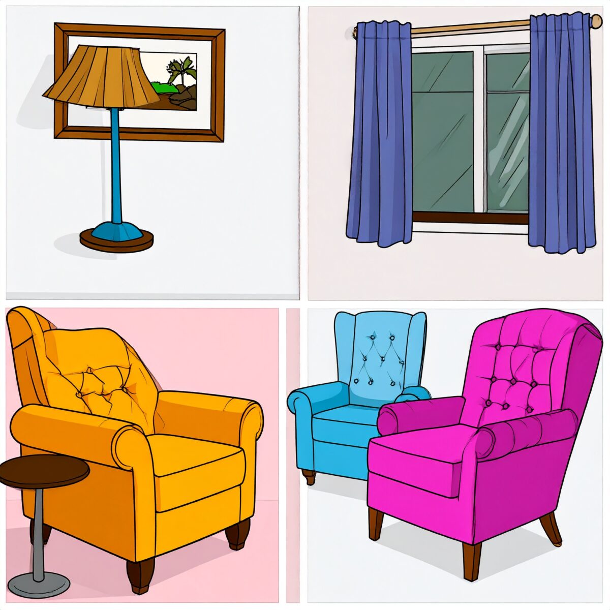 Firefly_家具付き、カートゥーン風のアメコミ調 371417