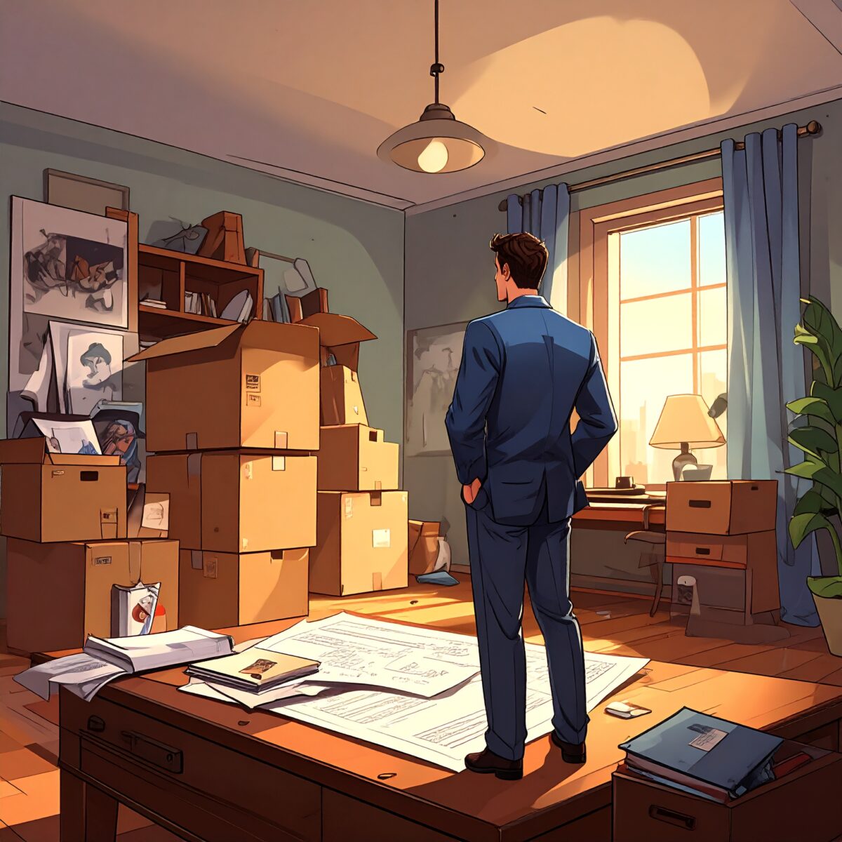 Firefly_引越し直前に契約破棄、カートゥーン風のアメコミ調 614915