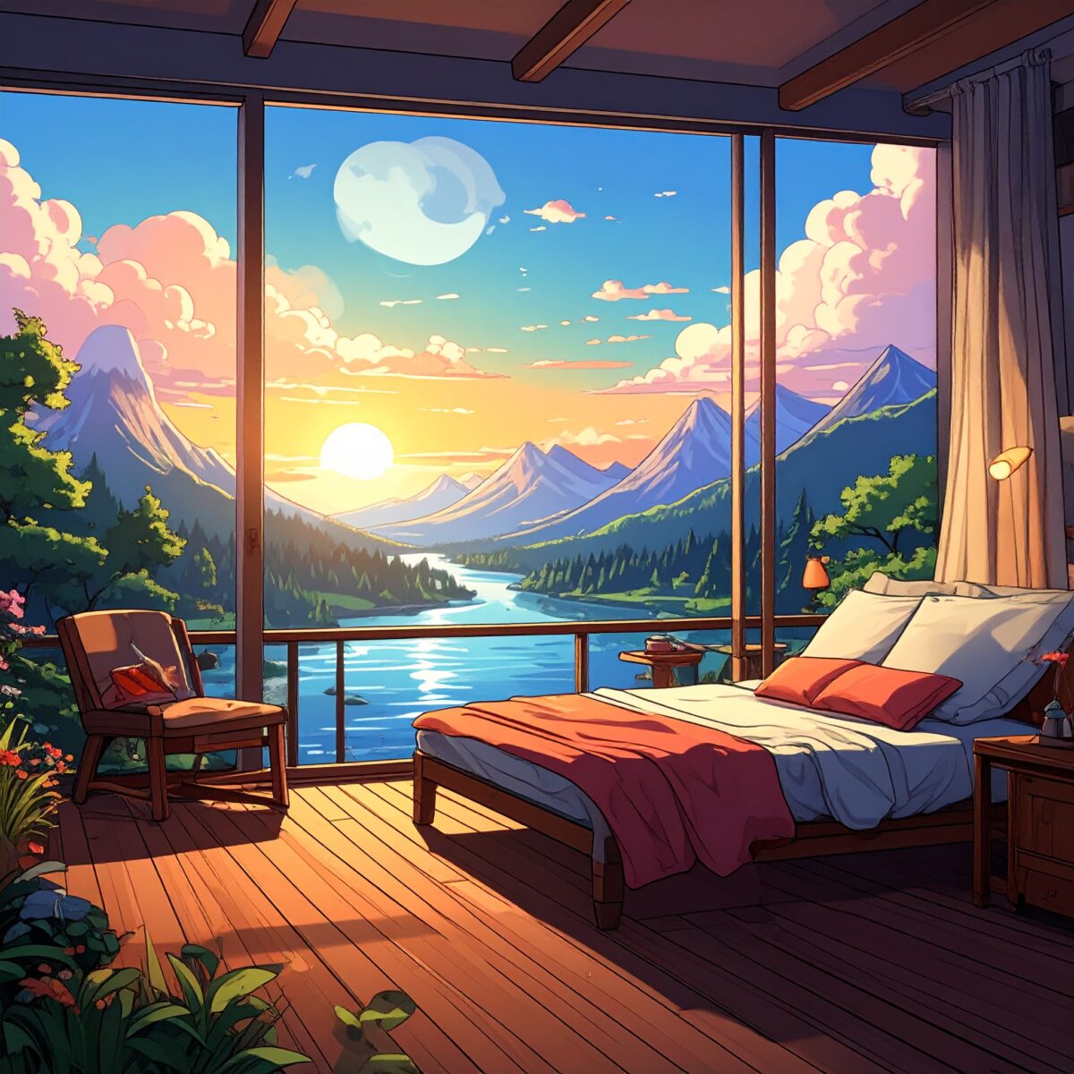 Firefly_心を鎮める場所、カートゥーン風のアメコミ調 759585