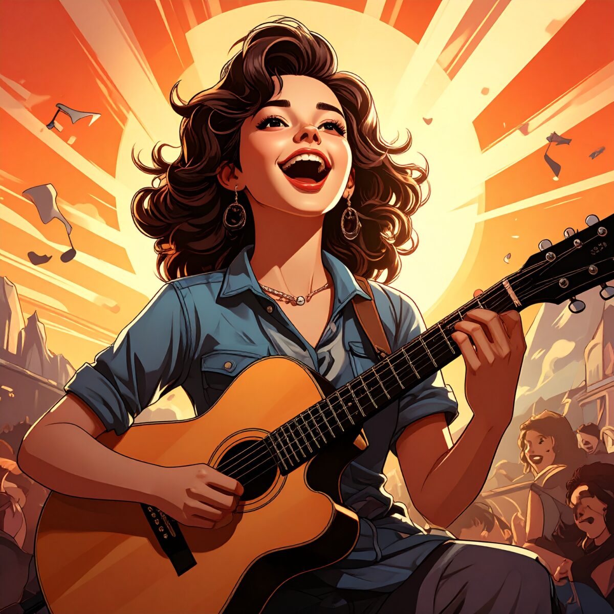 Firefly_歌、カートゥーン風のアメコミ調 209635