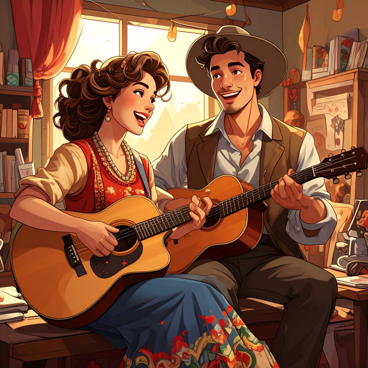 Firefly_民謡、カートゥーン風のアメコミ調 564774