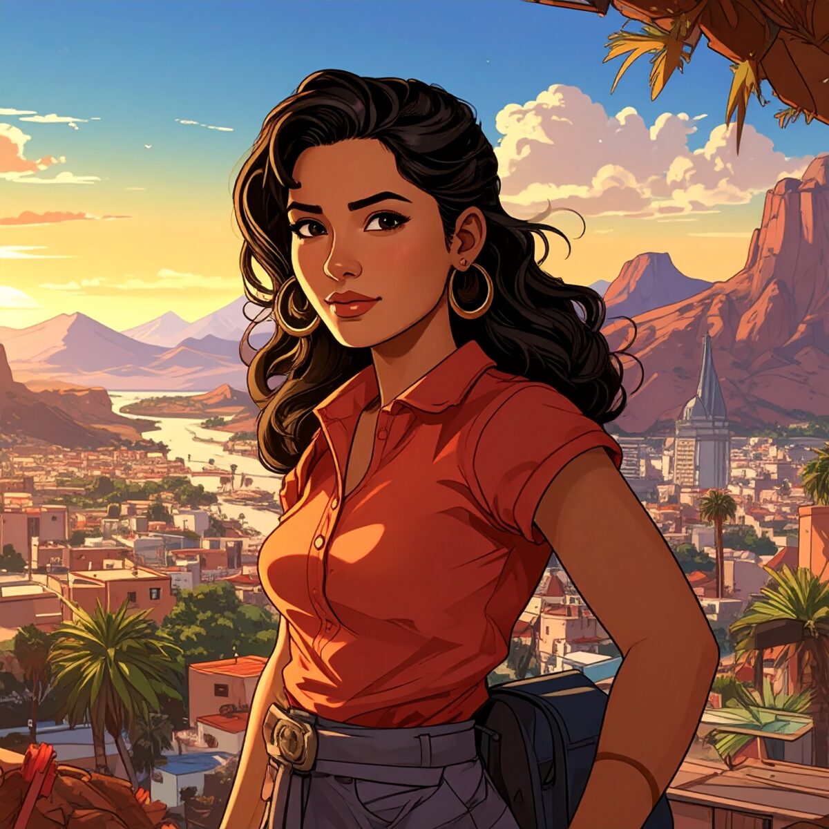 Firefly_海外クリエイター、カートゥーン風のアメコミ調 100253