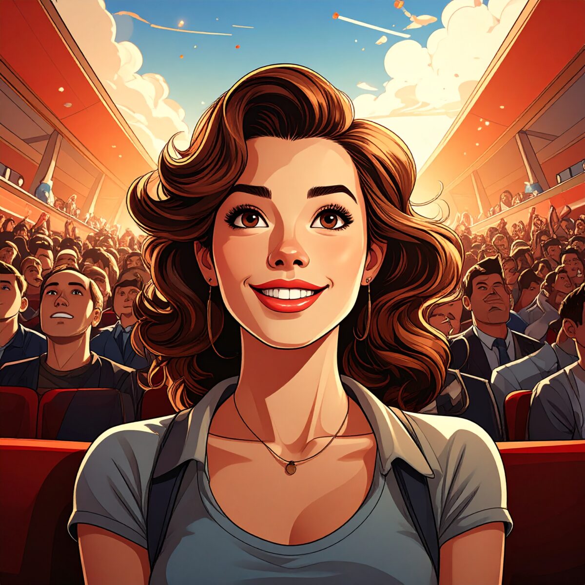 Firefly_観客、カートゥーン風のアメコミ調 209635