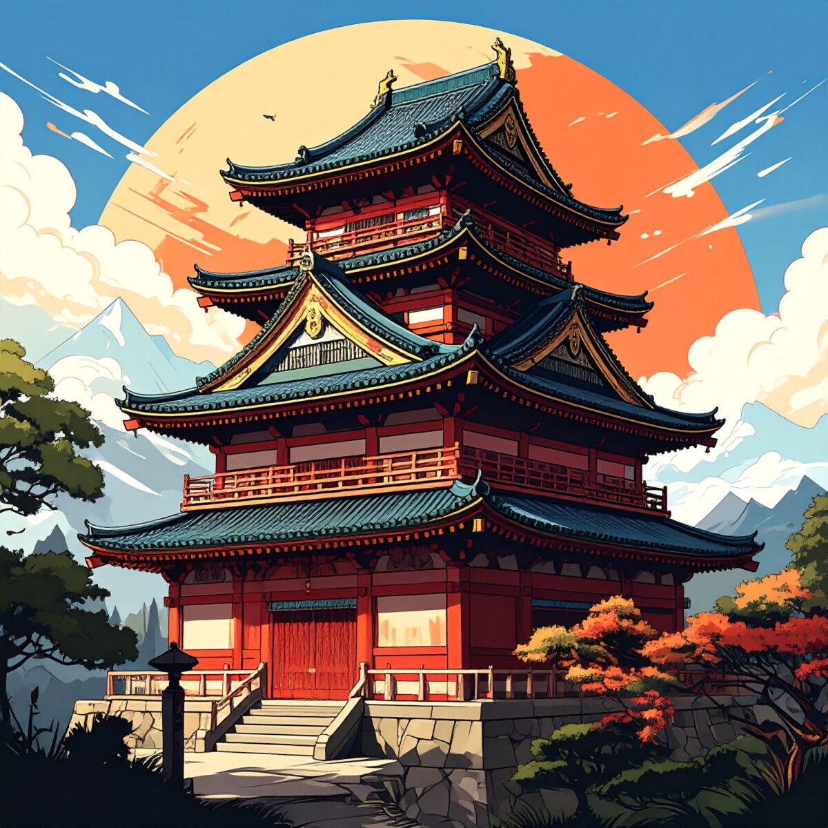 Firefly_通天閣、カートゥーン風のアメコミ調 631904