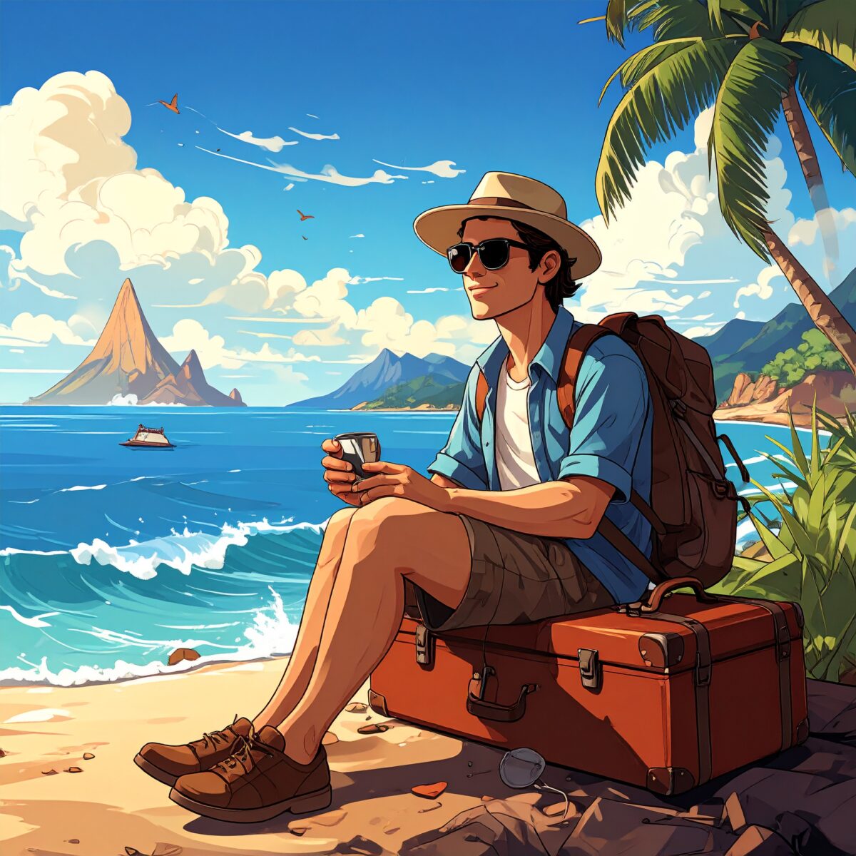 Firefly_週末旅、カートゥーン風のアメコミ調 759585