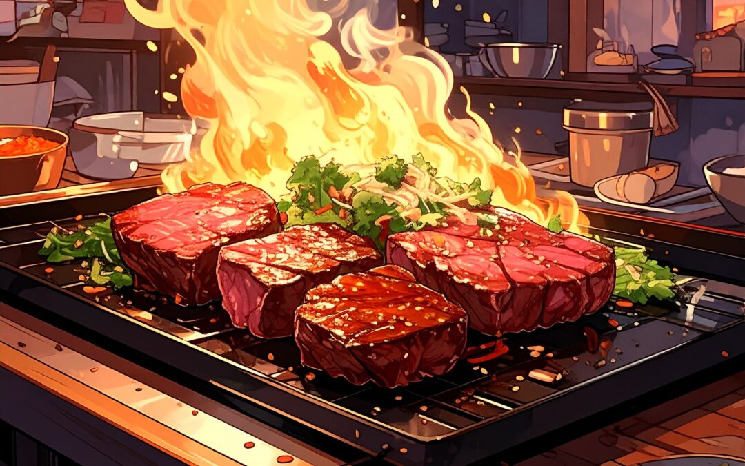 焼く、魅せる、もてなす　鉄板の上に咲くおもてなし