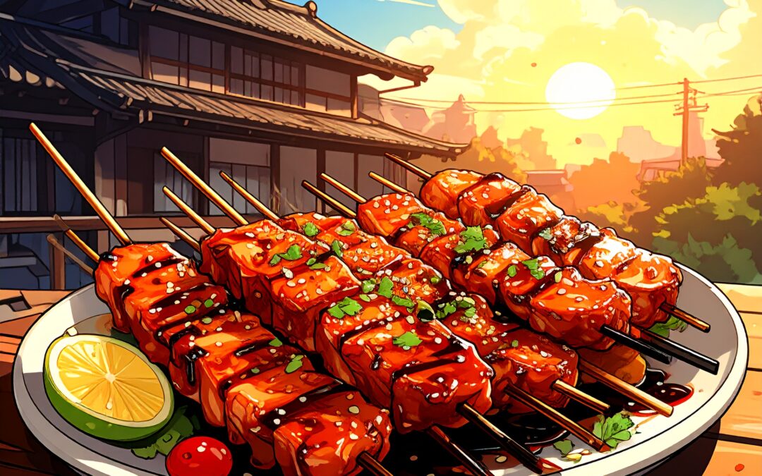 日本の居酒屋、焼き鳥の皮が美味すぎて一人で3皿頼んだ